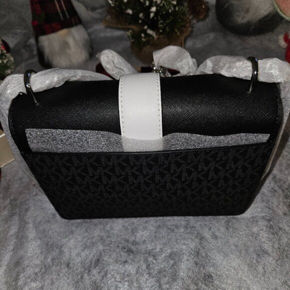 Michael Kors - Greenwich Small Color-Block Signature Logo Crossbody Bag NWT - Picture 7 of 7